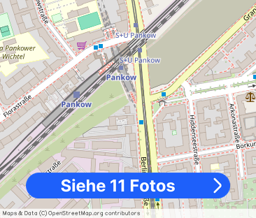 Licht Terrasse in Berlin-Pankow: 2-Zimmerwohnung mit Aufzug und 2 B... - Foto 1