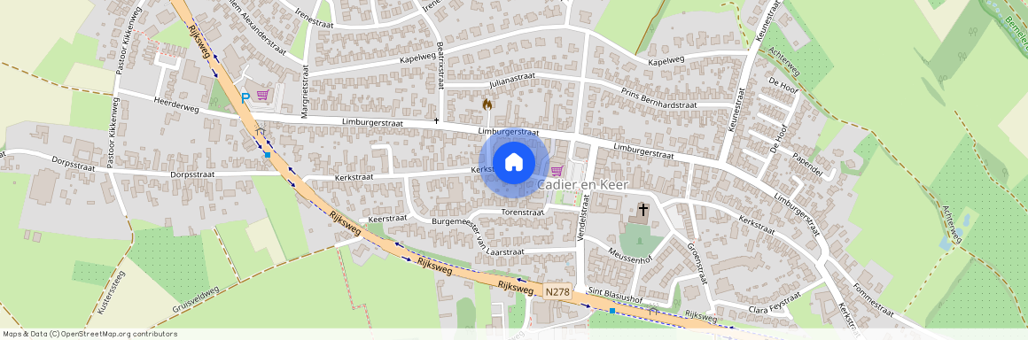 Cadier, 6267 EE, Kerkstraat, Cadier En Keer