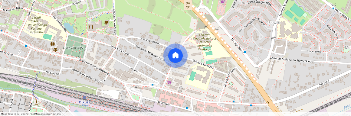 ul. Polna, Olkusz, Olkusz, olkuski, małopolskie