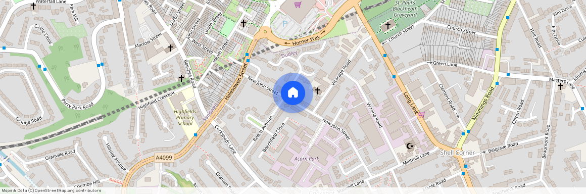 New John Street, Halesowen, West Midlands, B62