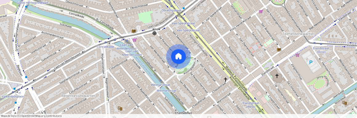 Koningsplein en omgeving, 2518 ST, De Perponcherstraat, Den Haag