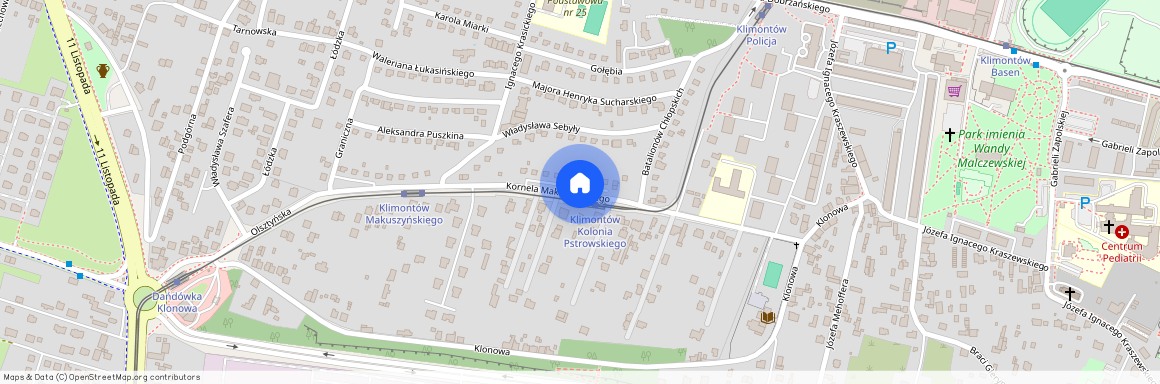 Makuszyńskiego, M. Sosnowiec, Sosnowiec, Klimontów