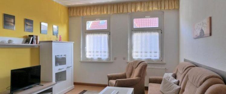 (EF1342_M) Halle: Kanena-Bruckdorf, preiswerte möblierte Wohnung mit Terrasse, ruhige Seitenstraße, WLAN - Foto 1