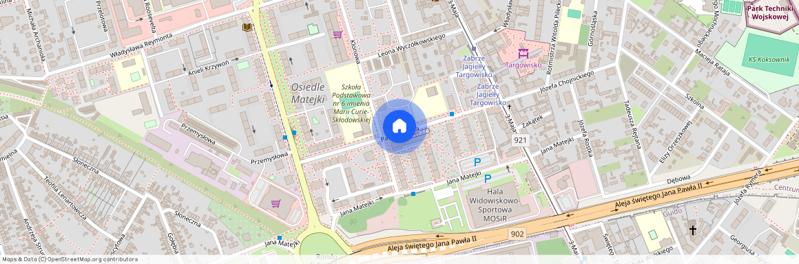 ul. Pawła Ślęczka, Centrum Południe, Zabrze, śląskie