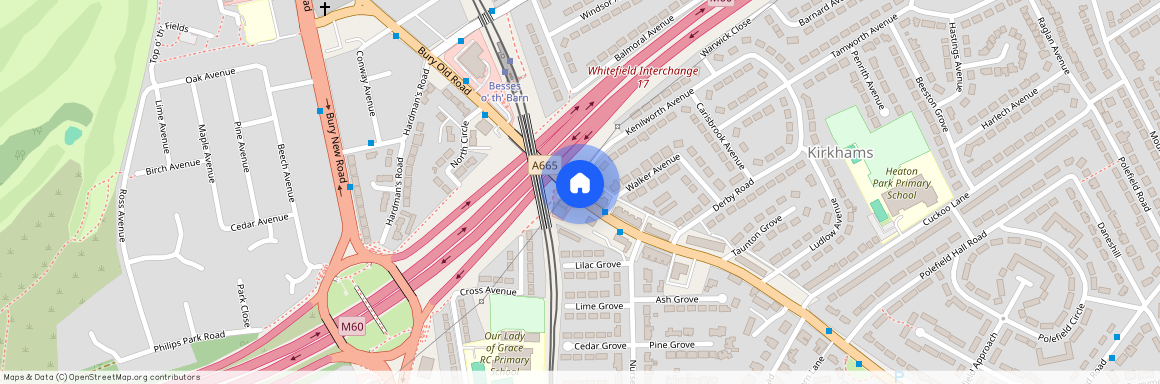 Bury Old Road, Whitefield, M45