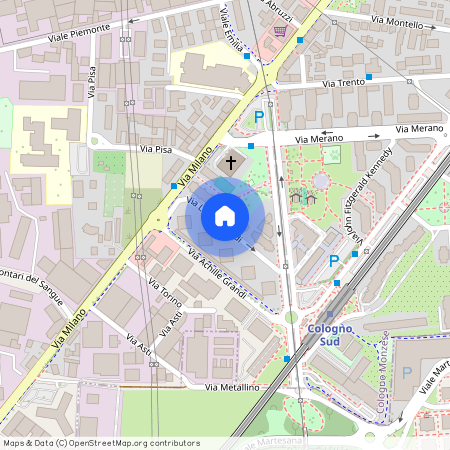 Via Luigi Einaudi, Włochy, Cologno Monzese