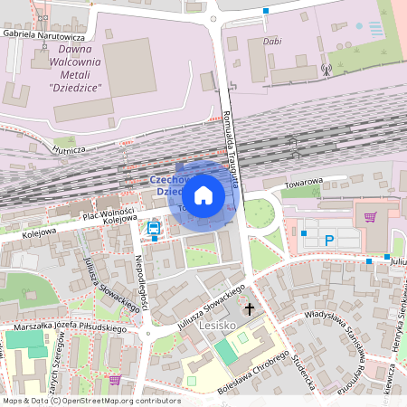 ul. Towarowa, Czechowice-Dziedzice, Czechowice-Dziedzice, bielski, śląskie