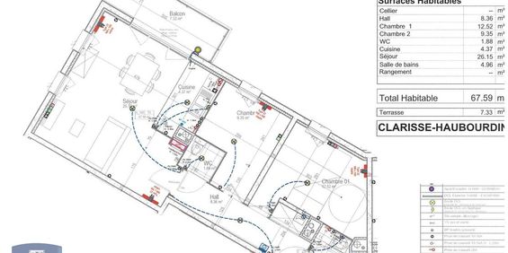 Location Appartement 3 pièces 67m² HAUBOURDIN 59320 - Photo 3