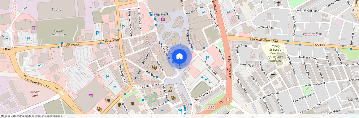 Tontine Street Stoke-on-Trent ST1