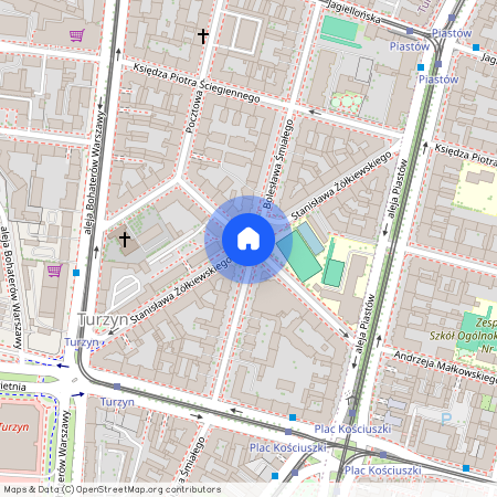 ul. Stanisława Żółkiewskiego, Turzyn, Śródmieście, Szczecin, zachodniopomorskie