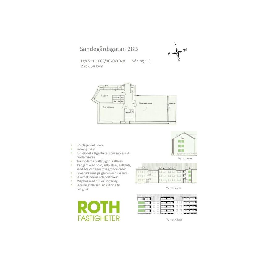 Sandegårdsgatan 28 B - Foto 1