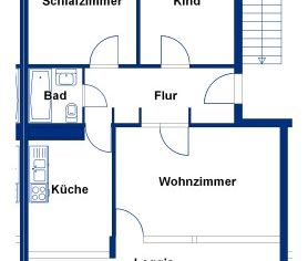 Attraktive 3-Zimmer-Wohnung mit Loggia und Aufzug in Wolfsburg-Detm... - Photo 1