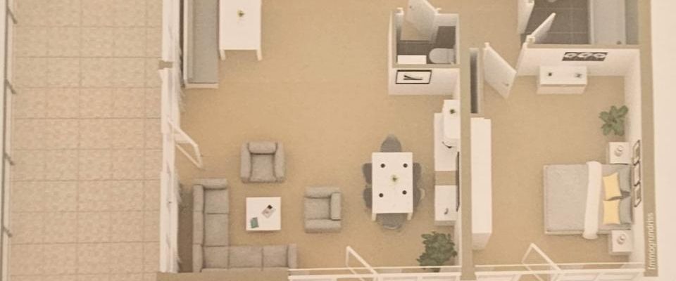 Dachgeschosswohnung 2 Zimmer 67qm plus 60qm Terrasse Süden - Foto 1