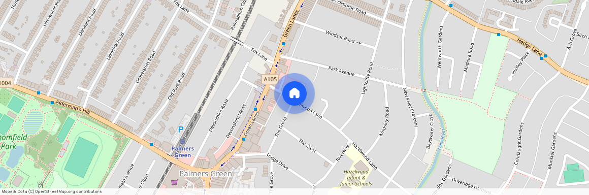 Hazelwood Lane, Palmers Green, London N13