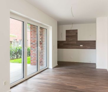 Saterland: Helle 2-Zimmer-Neubauwohnung im Erdgeschoss – Terrasse &... - Foto 1