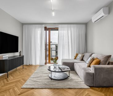 Nowoczesne mieszkanie 48 m2, Handelsmana, Wilanów. - Zdjęcie 3