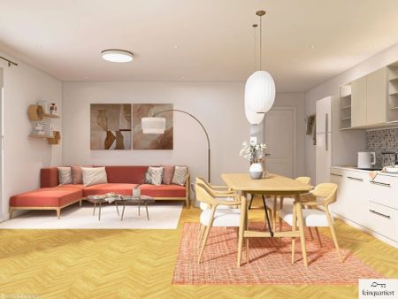 GEMÜTLICH, MODERN, ENERGIEEFFIZIENT: Fünf 2 Zimmer- Mietwohnungen mit Außenflächen warten auf Sie! - Photo 2