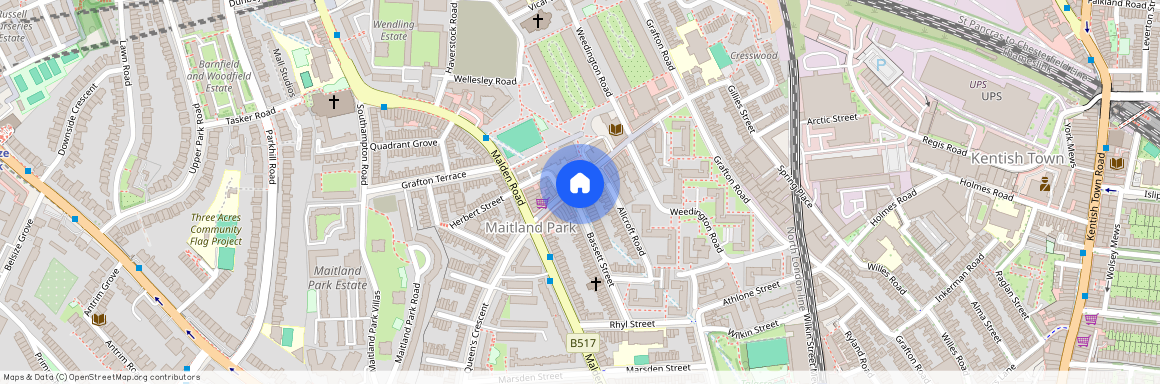 Bassett Street, Kentish Town, NW5, London
