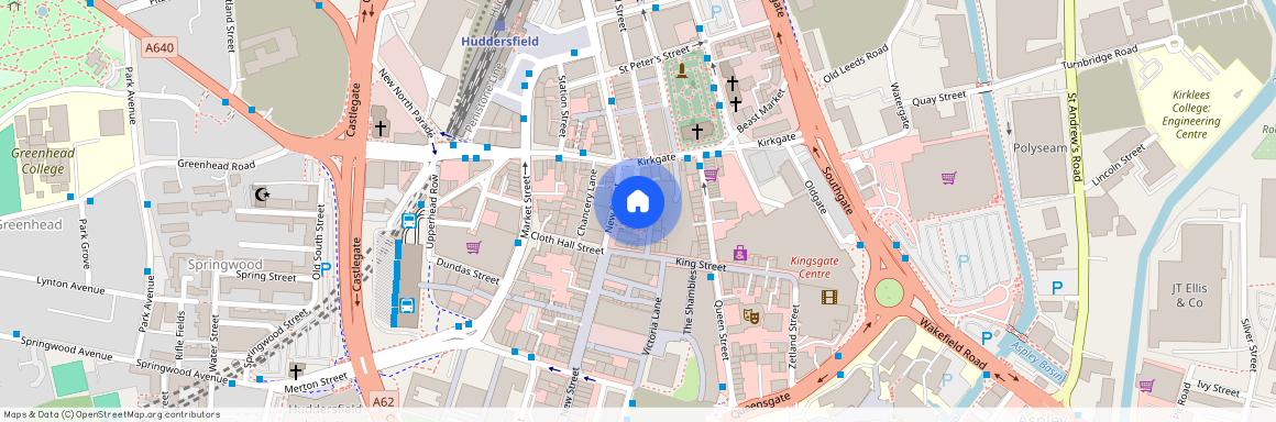 Market Place, Huddersfield Town Centre, Huddersfield, HD1