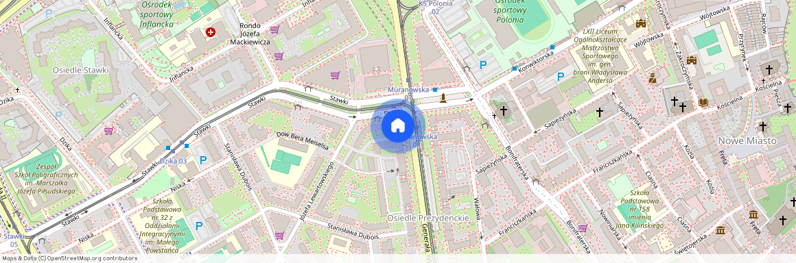 Warszawa, M., Warszawa, Śródmieście, Muranów