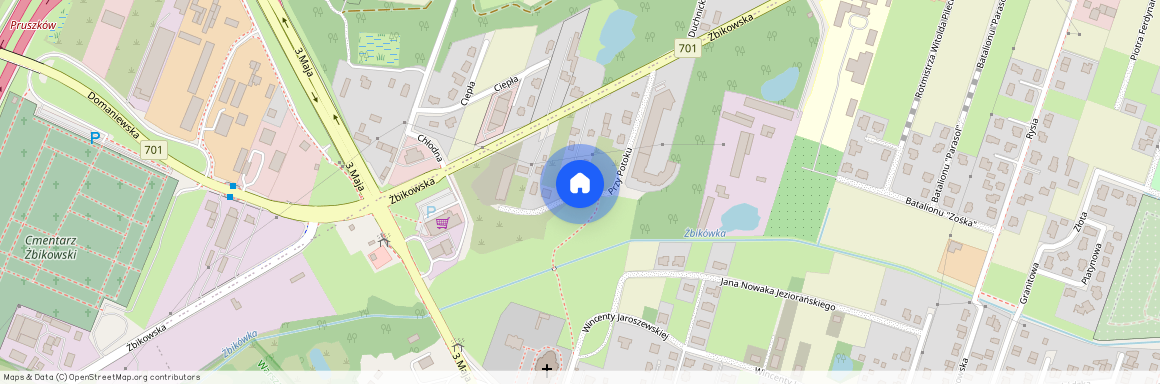 Pruszkowski, Pruszków, Żbików, Przy, Potoku