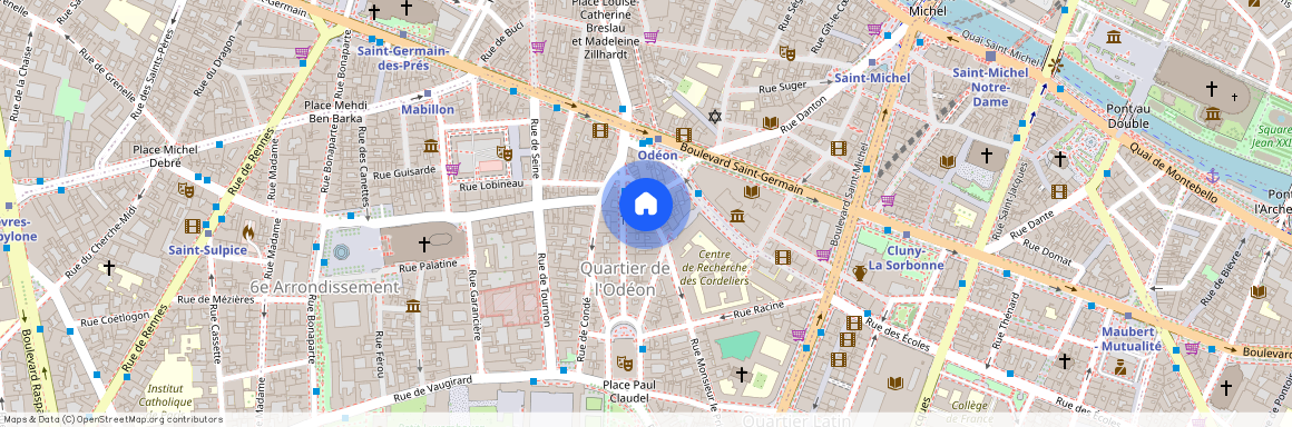 Appartement à louer rue Monsieur le Prince, Paris 6ème