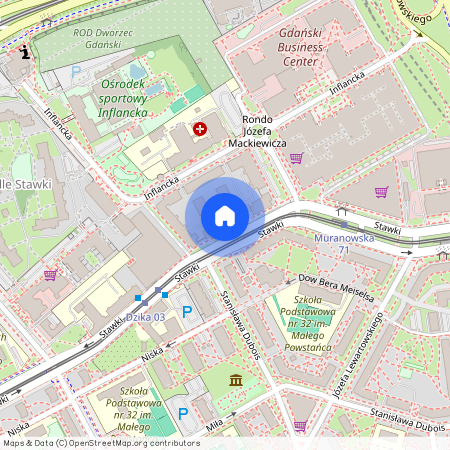 ul. Stawki, Muranów, Śródmieście, Warszawa, mazowieckie