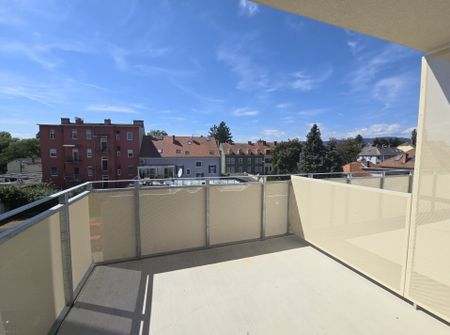 Erstbezug ab 01.10.2025: geförderte 3 Zimmer Wohnung mit Balkon in ruhiger und zentraler Lage - Puchstraße 34 - Top 17 - Photo 3
