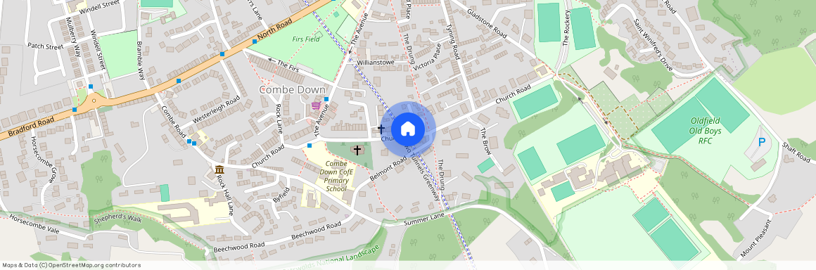 Church Road, Combe Down, Bath, Bath, Combe Down