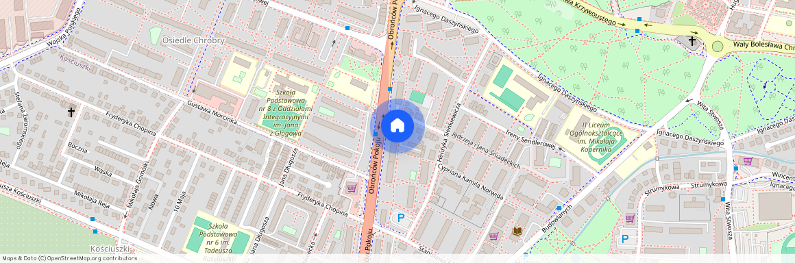 ul. Obrońców Pokoju, Głogów, głogowski, dolnośląskie