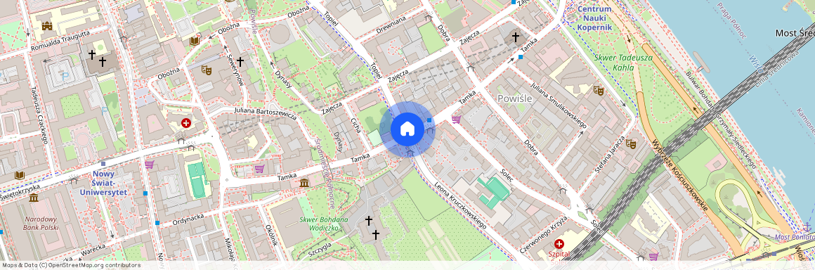 ul. Tamka, Powiśle, Śródmieście, Warszawa, mazowieckie