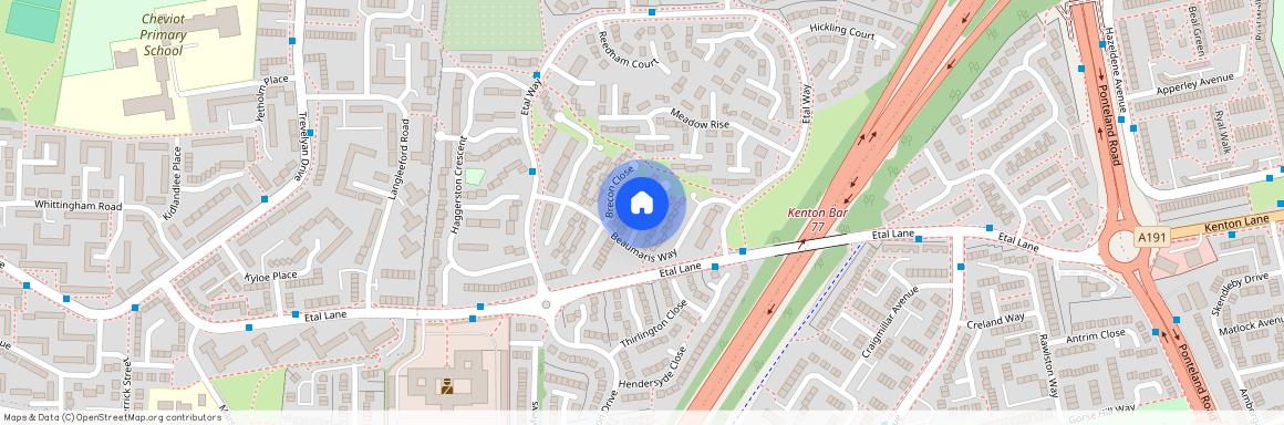 Caernarvon Close, Newcastle Upon Tyne, NE5