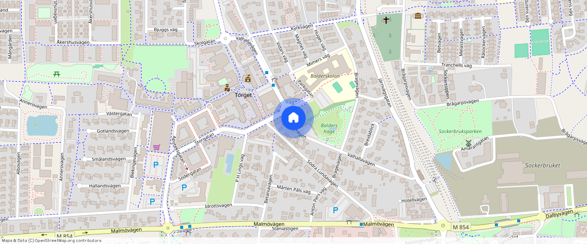 Valhallavägen, Staffanstorp