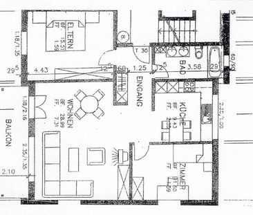 3.5 Zimmer, 80 m², 1. Stock - Photo 5