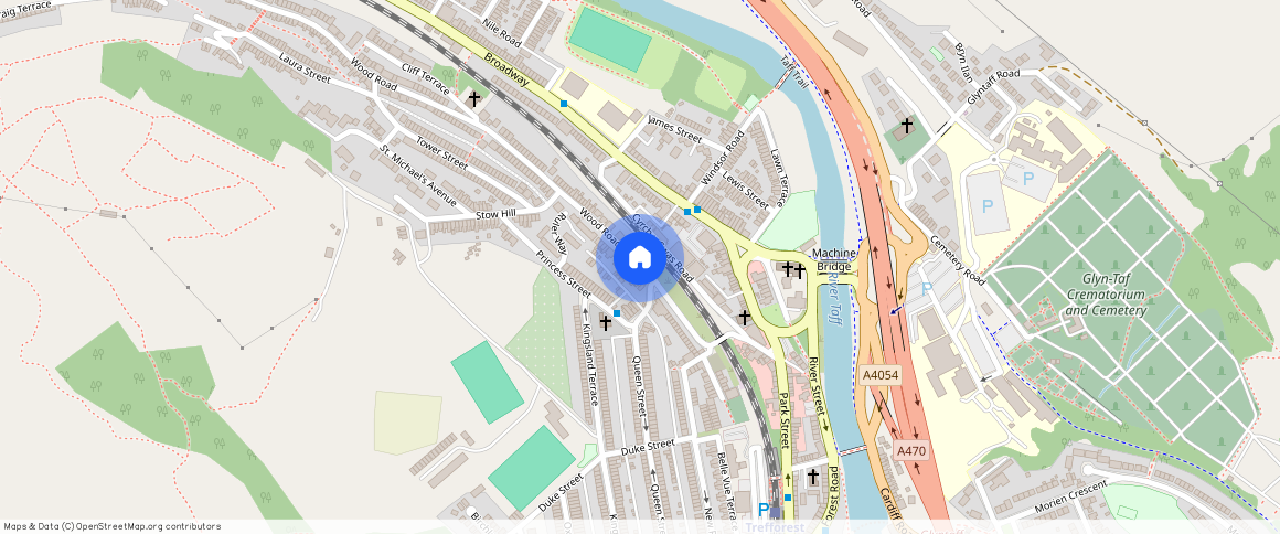 Wood Road, Pontypridd, CF37