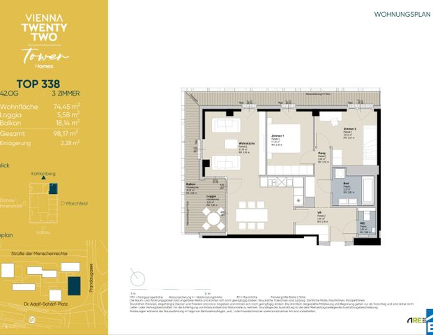 Exklusiver Erstbezug mit Rooftop Spa – TOWER HOMES - Photo 1
