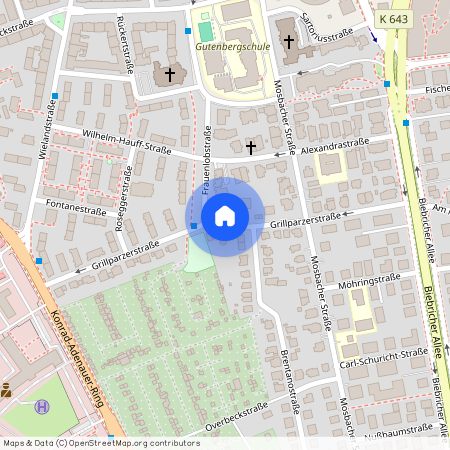 Grillparzerstrasse, 65187 Hessen - Wiesbaden