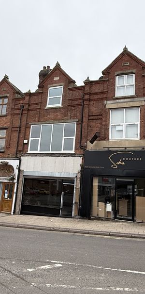 Three-storey mixed-use property in a prominent town centre location. Comprising ground floor retail unit with shopfront and spacious first and second floor accommodation above Suitable for a range of uses (STP). Contact Property Options on 01332 202520 to arrange a viewing. - Photo 1