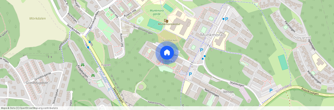 Markörstigen 8, Munkmora