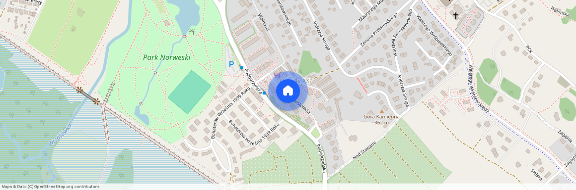 ul. Dwudziestolecia, Cieplice Śląskie-Zdrój, Jelenia Góra, dolnośląskie