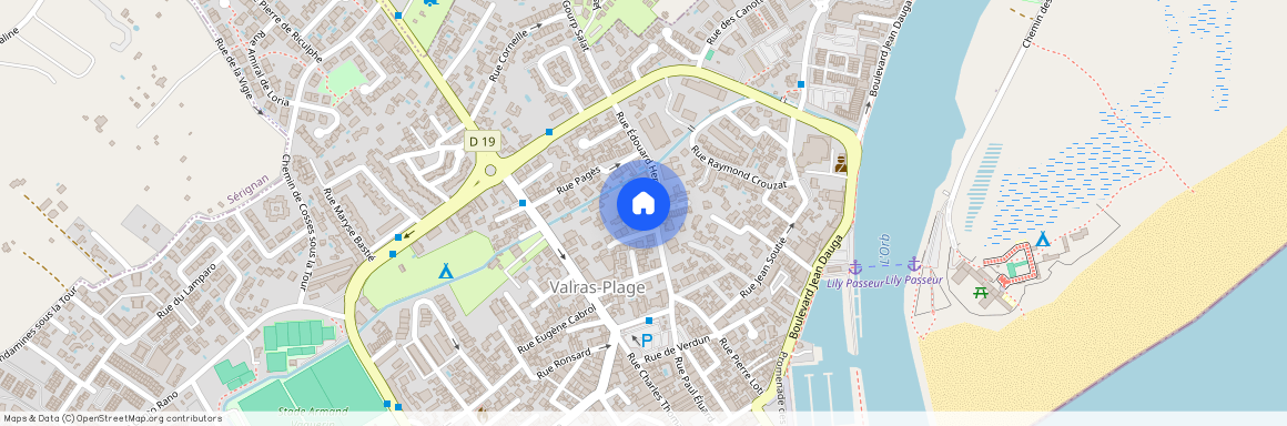 Rue Edouard Herriot, Valras-Plage