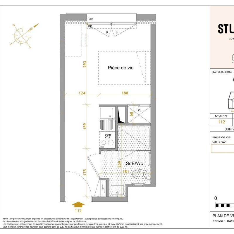 Location Appartement 1 pièce Meublé 18m² NANTES 44300 - Photo 2