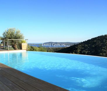 Villa contemporaine à la location - Grimaud - Vue sur le golfe de S... - Photo 3