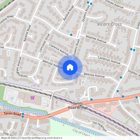 Melrose Avenue, Vicars Cross