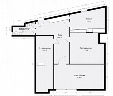 Zentrale 3 Zimmer Dachgeschosswohnung (120 m²) in Hamm (Sieg) - Photo 4