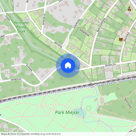 ul. Słowicza, Podkowa Leśna, grodziski, mazowieckie