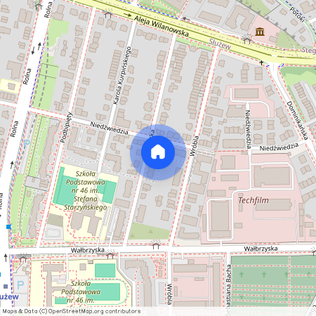 ul. Studencka, Służew, Mokotów, Warszawa, mazowieckie