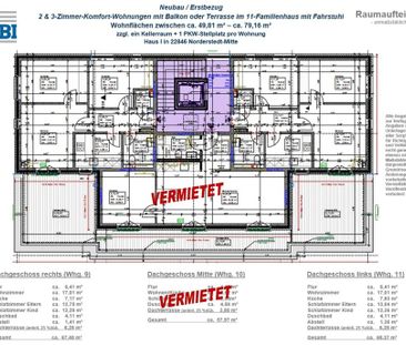 Neubau / Erstbezug 2 – Zimmer Komfort-Wohnungen mit Balkon / Terras... - Photo 6