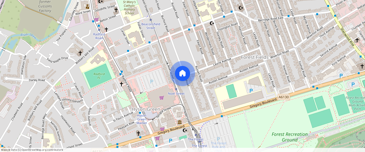 ** Burford Road, Forest Fields, Nottingham, NG7 6BB