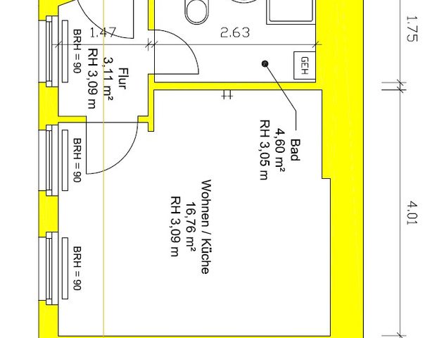 Kompakte 1-Raumwohnung in Hinterhaus – Ruhige Lage in Halles Süden mit Top-Anbindung - Foto 1